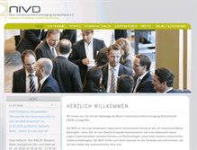 Tablet Screenshot of nivd.de